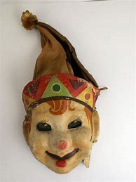 Image result for Paper Mache Clown Mask