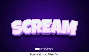 Image result for Scream Text SFX