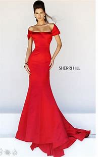 Image result for Red Gowns Evening Wear