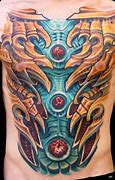 Image result for Mechanical Chest Tattoo