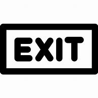 Image result for Exit SVG