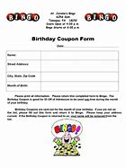 Image result for Birthday Coupon Template PDF