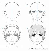 Image result for Anime Face Drawing Step by Step