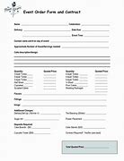 Image result for Cake Order Form Word Document