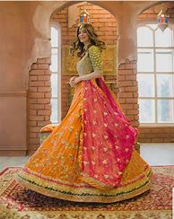 Image result for Mehndi Dress Green