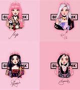 Image result for Black Pink Drwoing