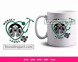 Image result for Starbucks Nurse SVG