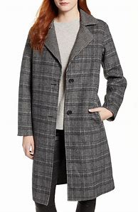 Image result for Long Plaid Coat