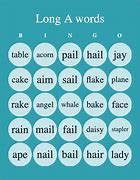 Image result for Pronounce Bingo More Advanced Words