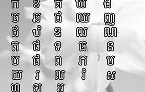 Image result for Khmer Alphabet Writing