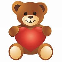 Image result for Valentine Teddy Bear Clip Art