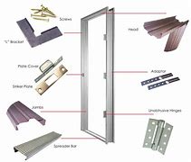 Image result for Metal Door with Frame