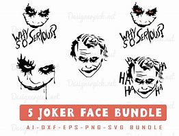 Image result for Why so Serious Joker SVG