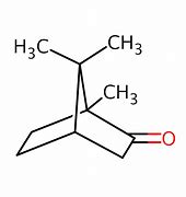 Image result for Camphor Chemical Structure