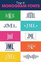 Image result for Most Popular Monogram Fonts