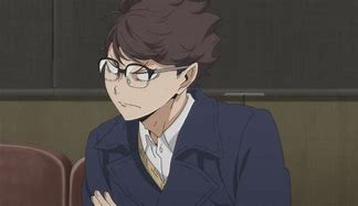 Image result for Oikawa with Glasses