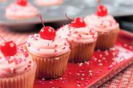 Image result for Cherry Cupcakes