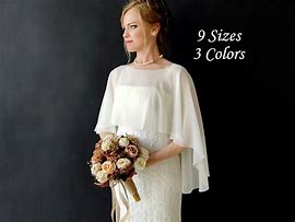 Image result for Chiffon Wedding Cape