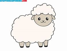 Image result for How to Draw a Lamb