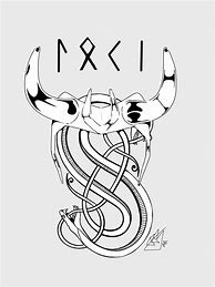 Image result for Norse Loki Tattoo