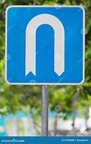 Image result for Symbol U-turn Blue