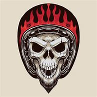 Image result for Biker Skull Art