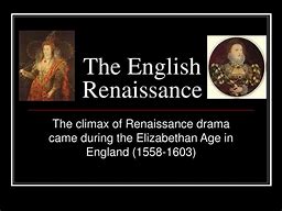 Image result for English Renaissance