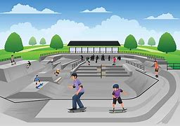 Image result for Animated Skate Park