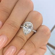 Image result for 2 CT Pear-Shaped Diamond Ring