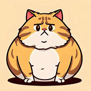 Image result for Fat Angora Cat Cartoon