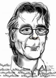 Image result for Stephen King Cartoon