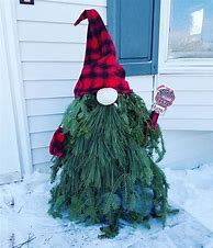 Image result for Outdoor Christmas Tree Gnome