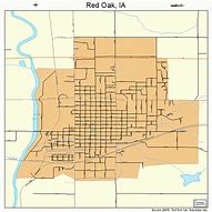 Image result for Red Oak Map