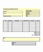 Image result for Purchasae Order Form Tempklate