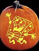 Image result for Spongebob Pumpkin Carving Stencil