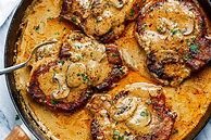 Image result for Thin Pork Chop Dinner Ideas