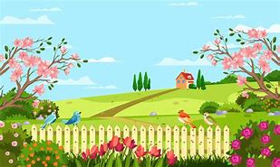 Image result for Cute Cartoon Garden