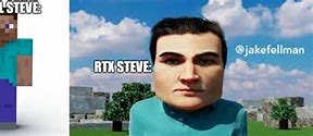 Image result for Minecraft RTX Steve