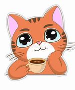 Image result for Coffee Cat Clip Art