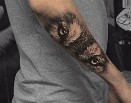 Image result for Wolf and Owl Eye Tattoo