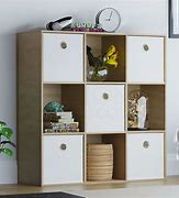 Image result for 5 Cube Storage Unit Oak