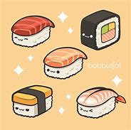 Image result for Dog Sushi Cute Drawings