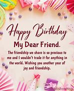 Image result for Birthday Wishes My Friend