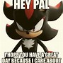 Image result for Sonic and Shadow Up Meme