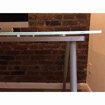 Image result for IKEA Metal Glass Desk