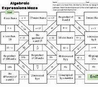 Image result for Algebraic Math Maze