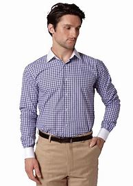 Image result for Blue Dress Shirt White Collar