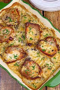 Image result for Pork Chop Potato Bake