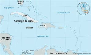 Image result for Santiago De Cuba Map