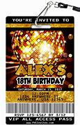 Image result for Disco Ball Party Invitations